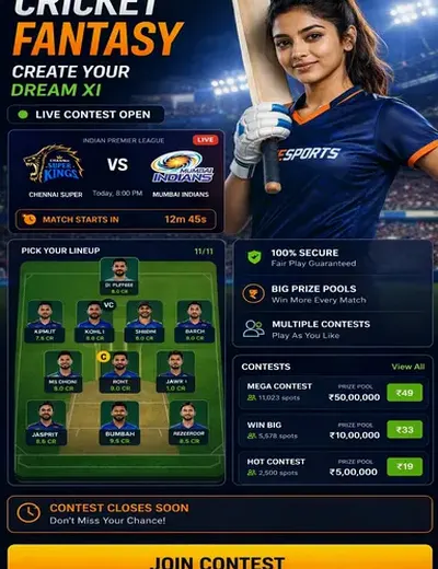 Hero11 (hero11 app) fantasy cricket & matchday visual 3